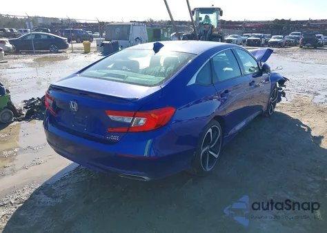 2018 Honda Accord Sport 2.0T z USA, uszkodzony, nr VIN 1HGCV2E37JA051067